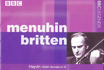 BBC Legends BBCL 4083. Menuhin, Britten: Haydn – Violin Sonata in G, Debussy –Violin Sonata in A, Fantasy in C (APE)