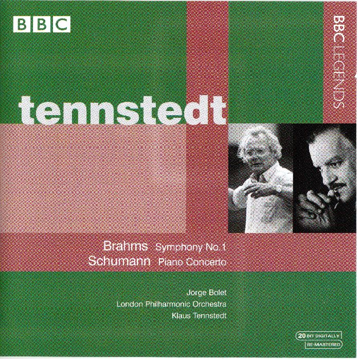 BBC Legends BBCL 4251. Tennstedt: Brahms – Symphony no.1, Schumann – Piano Concerto (APE)