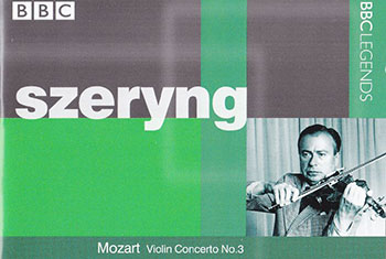 BBC Legends BBCL 4210. Szeryng: Mozart – Violin Concerto no.3, Vivaldi – The Four Seasons (APE)