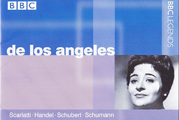 BBC Legends BBCL 4101. De Los Angeles: Scarlatti, Handel, Schubert, Excerpts from Les Nuits d’ete (APE)