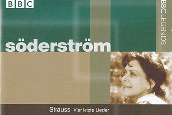 BBC Legends BBCL 4153. Söderström: Strauss – Vier letzte Lieder, Capriccio, Ravel – Sheherazade, Mozart – Le nozze di Figaro (APE)