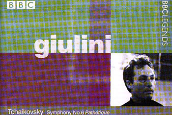 BBC Legends BBCL 4023. Giulini: Tchaikovsky – Symphony no.6 Pahtétique, Mussorgsky – Pictures at an Exhibition (APE)