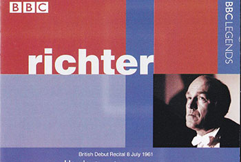 BBC Legends BBCL 4245. Richter: Haydn – Piano Sonata no.44, Prokofiev – Piano Sonatas nos,2 and 8