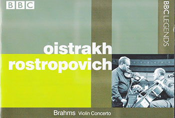 BBC Legends BBCL 4197. Oistrakh Rostropovich: Brahms – Violin Concerto, Double Concerto (APE)