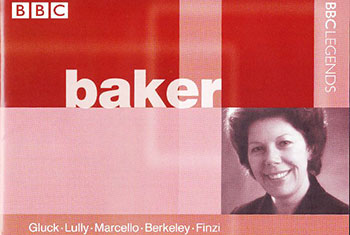 BBC Legends BBCL 4117. Baker: Gluck, Lully, Marcello, Berkeley, Finzi, Vaughan Williams, Britten, Purcell, Warlock (APE)