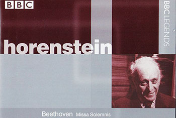 BBC Legends BBCL 4150. Horenstein: Beethoven – Missa Solemnis, Schubert – Symphony no.8, Wagner – A Faust Overture (2 CD, APE)