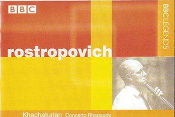 BBC Legends BBCL 4073. Rostropovich: Khachaturian Rococo Variations (APE)