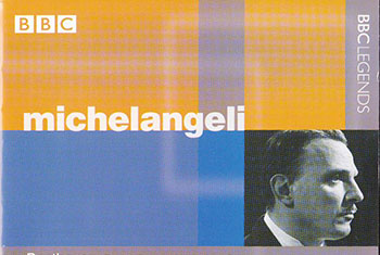 BBC Legends BBCL 4064. Michelangeli: Beethoven – Piano Sonata no. 4, 12, Debussy –  Gaspard de la Nuit (APE)