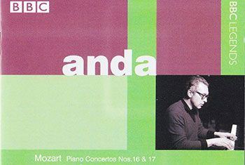 BBC Legends BBCL 4247. Anda: Mozart – Piano Concertos no.16-17, Bartok – Piano Concerto no.2 (APE)