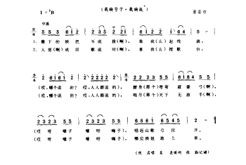 撒下的秧把不成排(栽秧号子·栽秧鼓) 淮安市