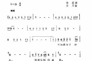 千言万语 尔英词 古月曲