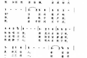 森林水车(日)米山正夫曲