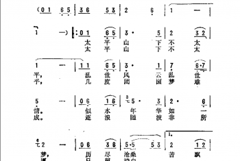 乱世风云乱世情（香港电视剧《乱世香港》主题歌）蔡衍叶、西彤词 吴国材曲