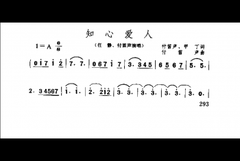 知心爱人·1995傅笛声、甲丁词 傅笛声曲(任静、傅笛声演唱)